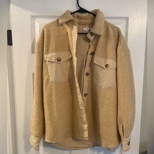 Nordstrom Teddy Shirt Jacket
